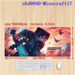 Minecraft anime mouse pad 90*40*0.3cm（lockrand）