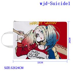 Suicide squad anime document bag 24*32cm