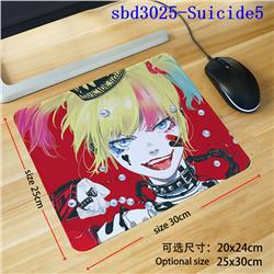 Suicide squad anime mouse pad 30*25*0.3cm（lockrand）