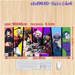 Suicide squad anime mouse pad 90*40*0.3cm（lockrand）