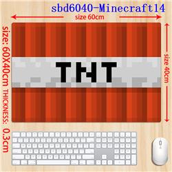 Minecraft anime mouse pad 60*40*0.3cm（lockrand）