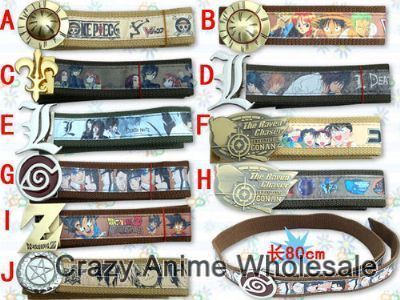 wholesale anime belt merchandise