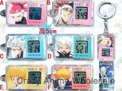 bleach watch keychain(6/set)