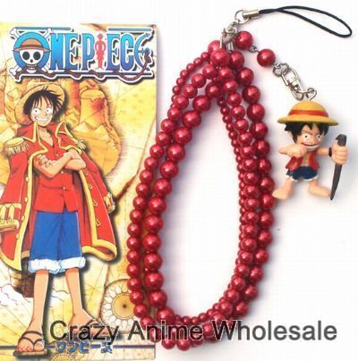 One Piece cell phone charm