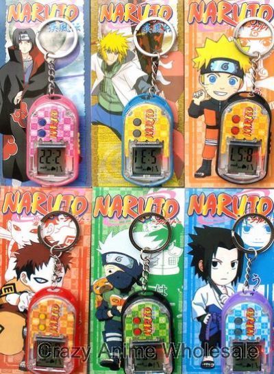 Naruto key chain watch