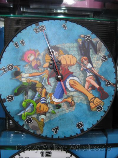 one piece anime clock