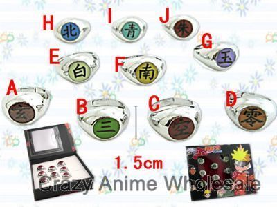 naruto anime rings