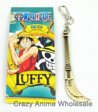 one piece anime keychain