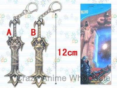 warcraft anime keychain