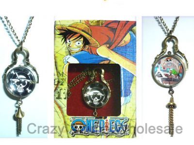 One Piece anime Necklace Watch