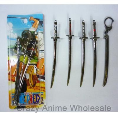 one piece anime keychain