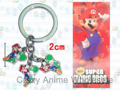 Super Mario anime Keychain 