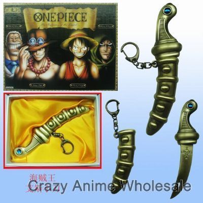 one piece anime keychain