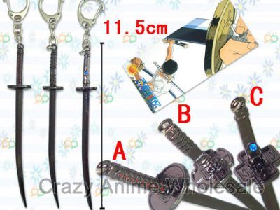 one piece anime keychain