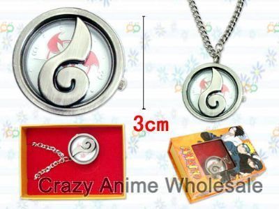 naruto anime necklace watch