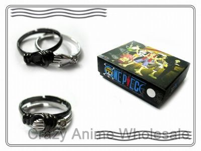 One Piece anime lover rings