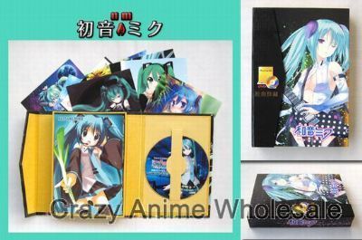 miku anime postcards and dvd