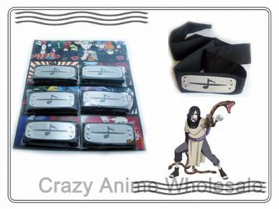 naruto anime headband set