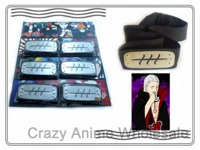 naruto anime headband set