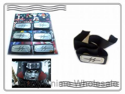 naruto anime headband set