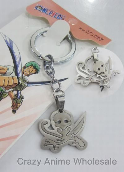 one piece anime keychain