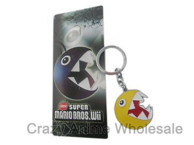 super mario anime keychain