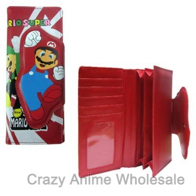 super mario anime wallet