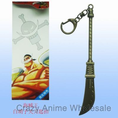 one piece anime keychain