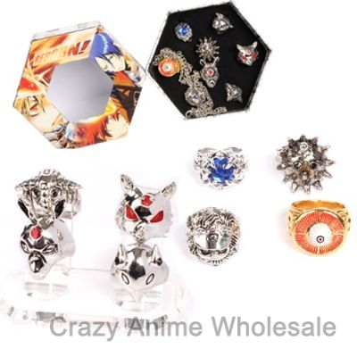 Hitman Reborn anime ring set