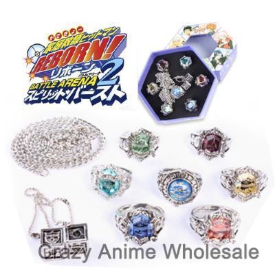 Hitman Reborn anime ring set