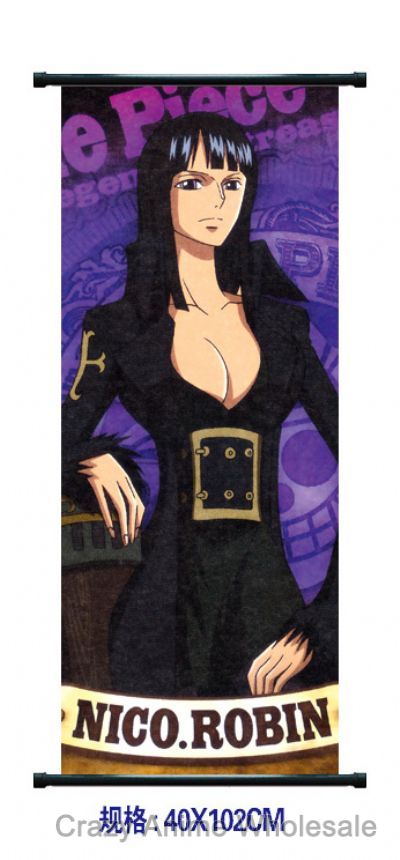 one piece anime wallscroll