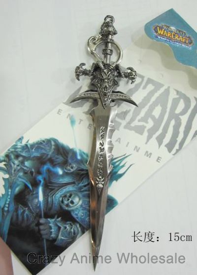 world of warcraft anime keychain