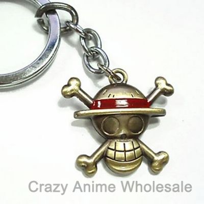 one piece anime keychain