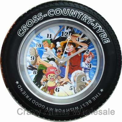 one piece anime clock