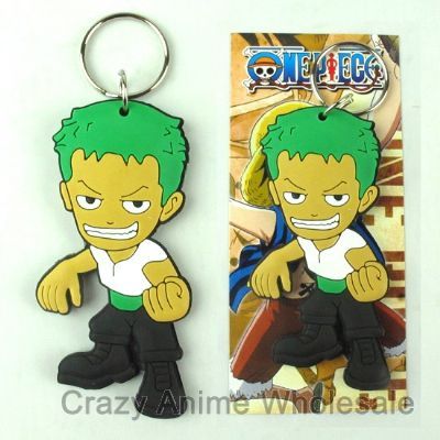 one piece anime keychain