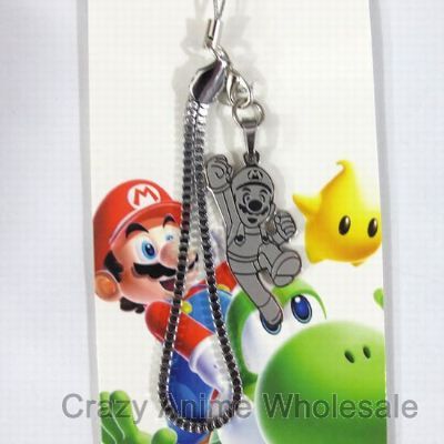 super mario anime keychain