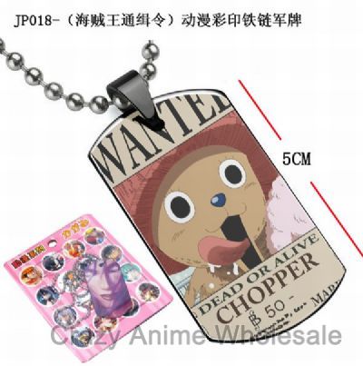 one piece anime necklace