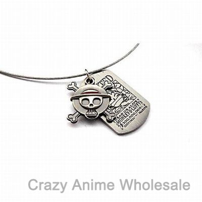 one piece anime necklace