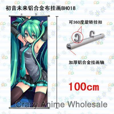 miku.hatsune anime wallscroll