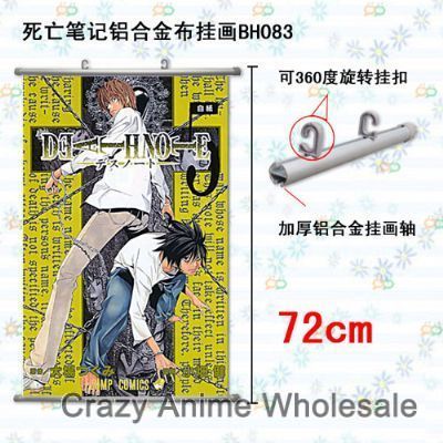 death note anime wallscroll