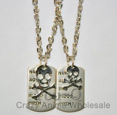 One Piece anime lover necklace