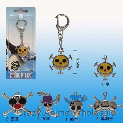 one piece anime keychain