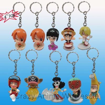 one piece anime keychain