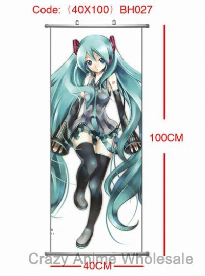 miku.hatsune anime wallscroll