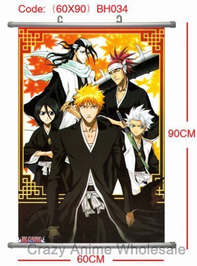 bleach anime wallscroll