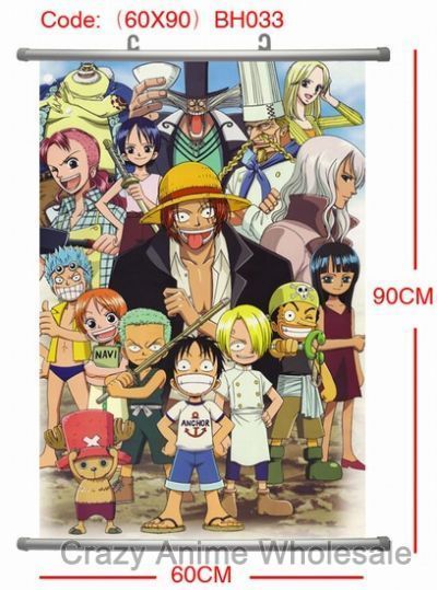 One Piece anime wallscroll