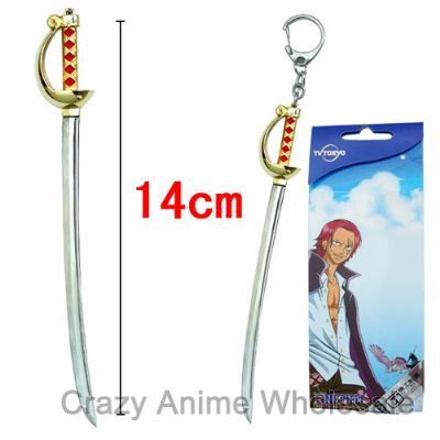 one piece anime keychain