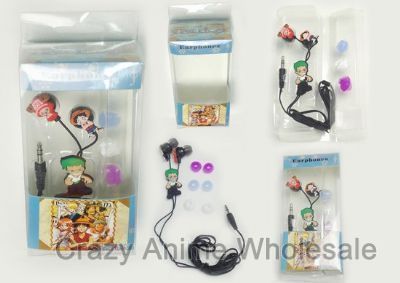 one piece anime earphone