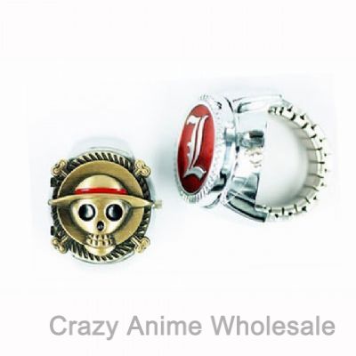 one piece anime ring watch