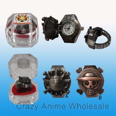 one piece anime ring watch